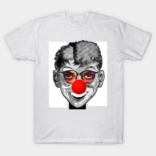 boy with clown nose T-Shirt